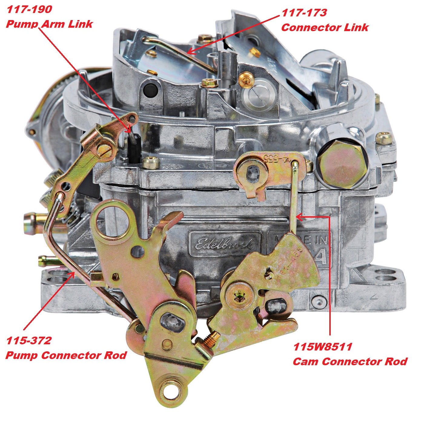 Carburetor Linkage Assortment for Edelbrock EPS Carburetors